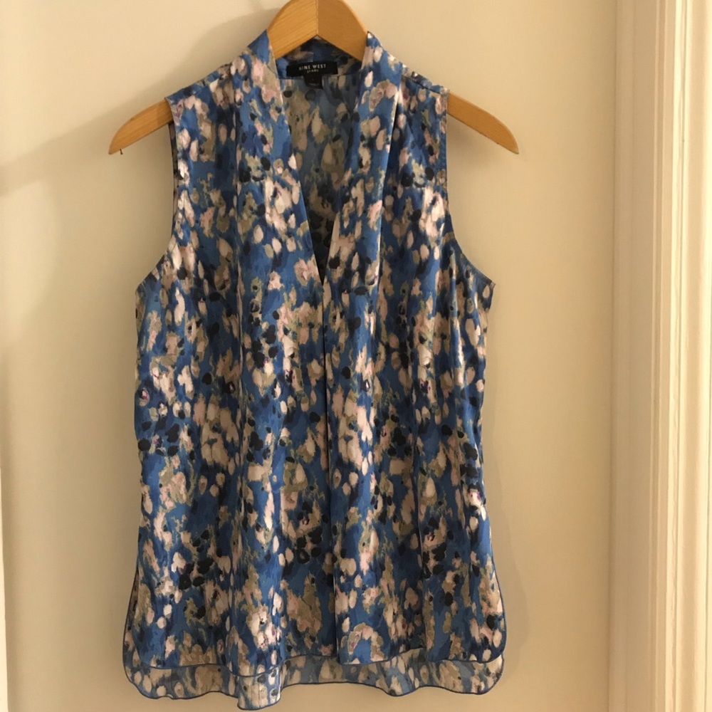 Nine West Floral Tunic Top